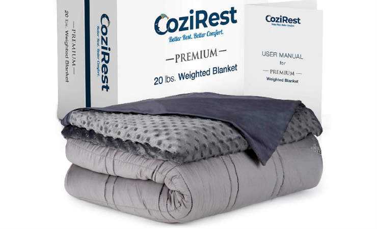 CoziRest Cooling Weighted Blanket for Adults and Kids