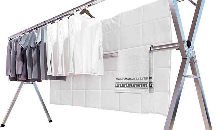 heavy duty drying rack for air drying weighted blankets
